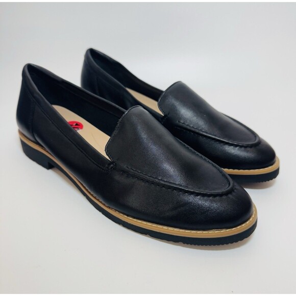 Aldo Rheildenflex Loafers New Without Box, Black Leather Upper, Womens Size 10 - Picture 1 of 11